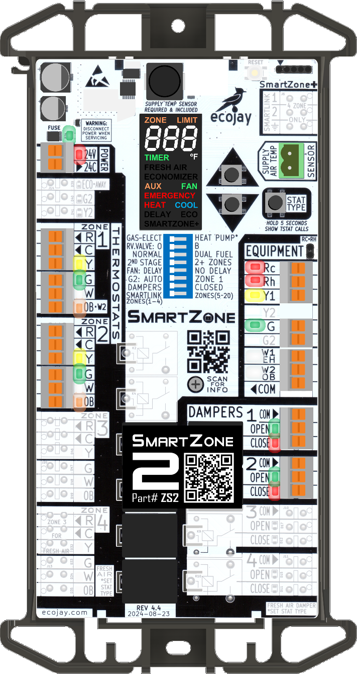 Ecojay SmartZone 3.0 - ecojay.com - SmartZone - HVAC Zoning Controls